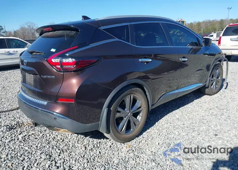 2019 Nissan Murano Platinum z USA, uszkodzony, nr VIN 5N1AZ2MJ9KN151378